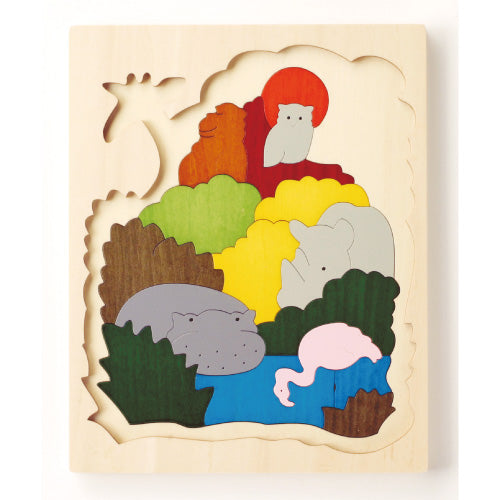 2重パズル アフリカ ジョージラック（イギリス）｜つみきや〜より良い