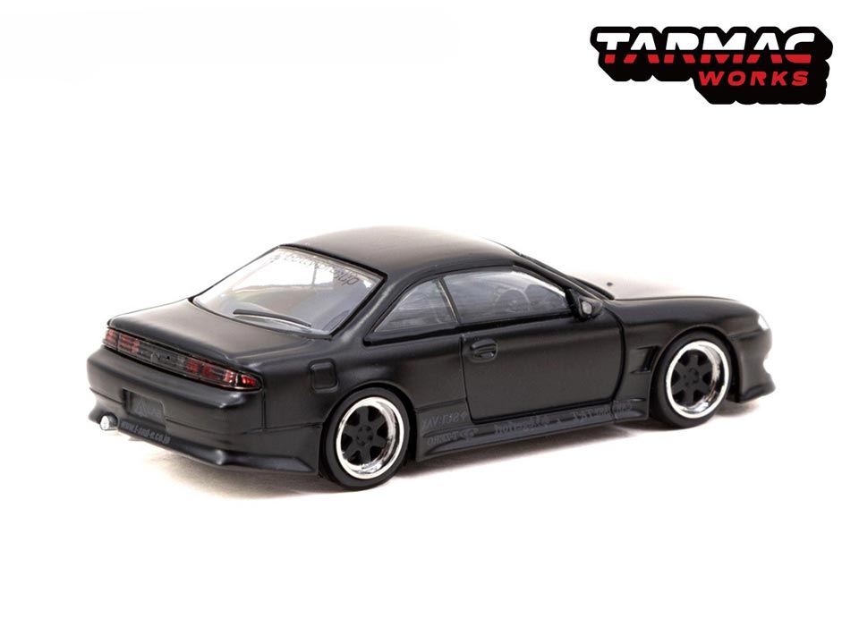 VERTEX Nissan Silvia S14 Matt Black(1/64 Scale）※台湾イベント限定
