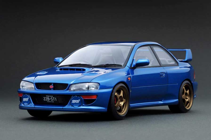 SUBARU Impreza 22B-STi Version (GC8改) Blue【IG3668:4573448906686