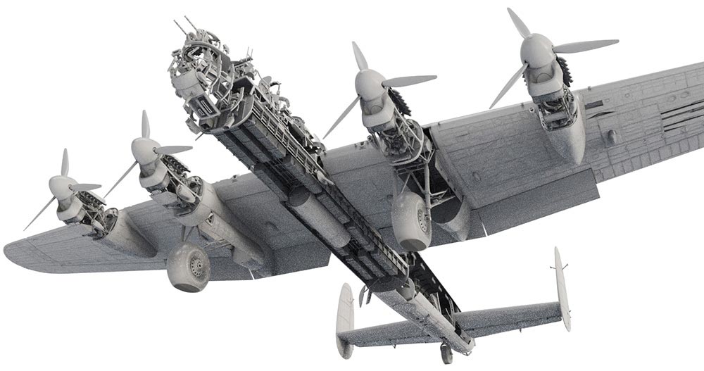 BF010 ボーダーモデル 1/32 アブロ ランカスター B.MKI/III フル