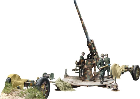 伊・da 90/53 90mm高射砲【PB72159:4544032899721】｜IBGモデルス