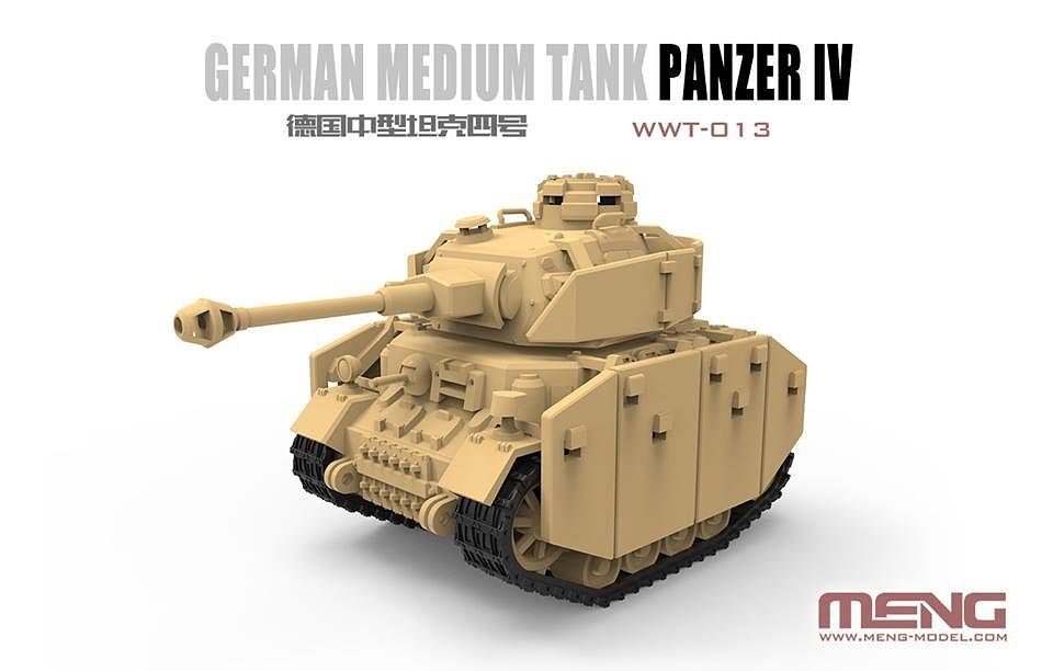 MENWWT-013 モンモデル WWV ドイツ中戦車 Ⅳ号戦車【MENWWT-013