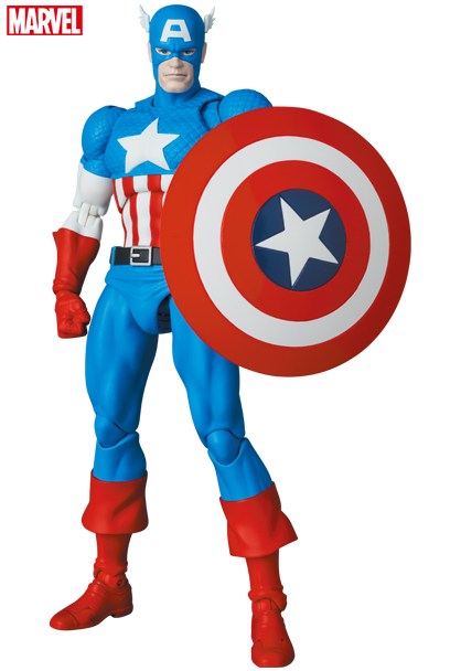 MAFEX CAPTAIN AMERICA（COMIC Ver.）【4530956472171】｜メディコム