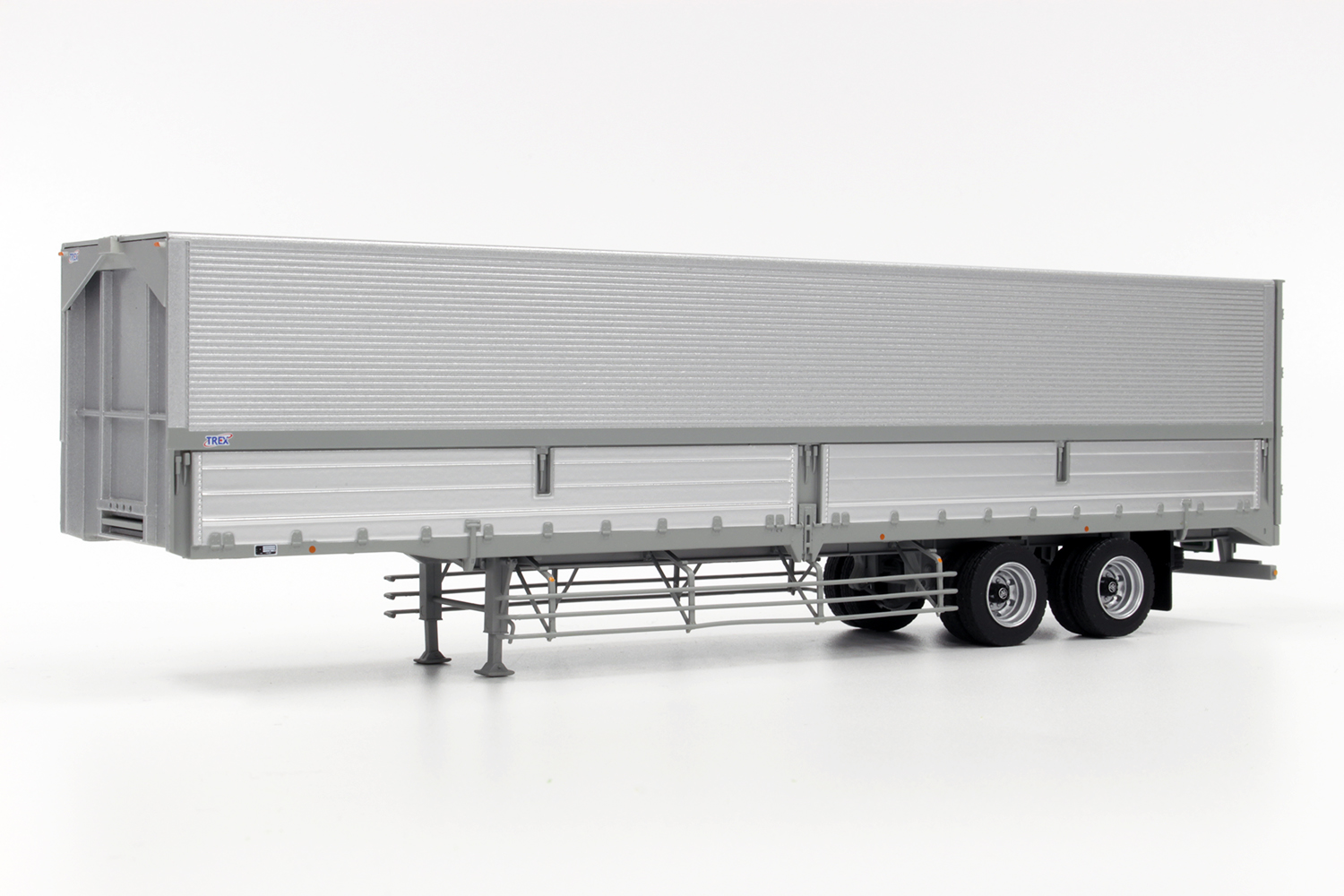 1/50 16輪 中低床重量物運搬用トレーラ ライトグリーン【KK1013KB