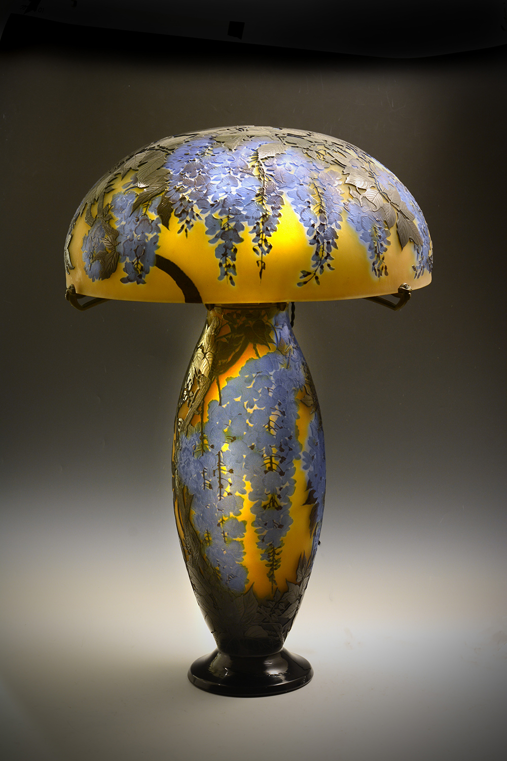 エミール・ガレ藤文大型ランプ - みらい美術館