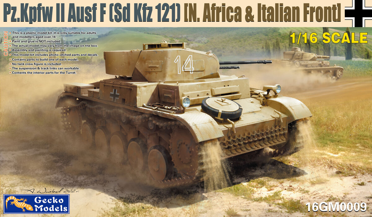 Pz.Kpfw II Ausf F (Sd Kfz 121) [N.Africa & Italian Front] Gecko