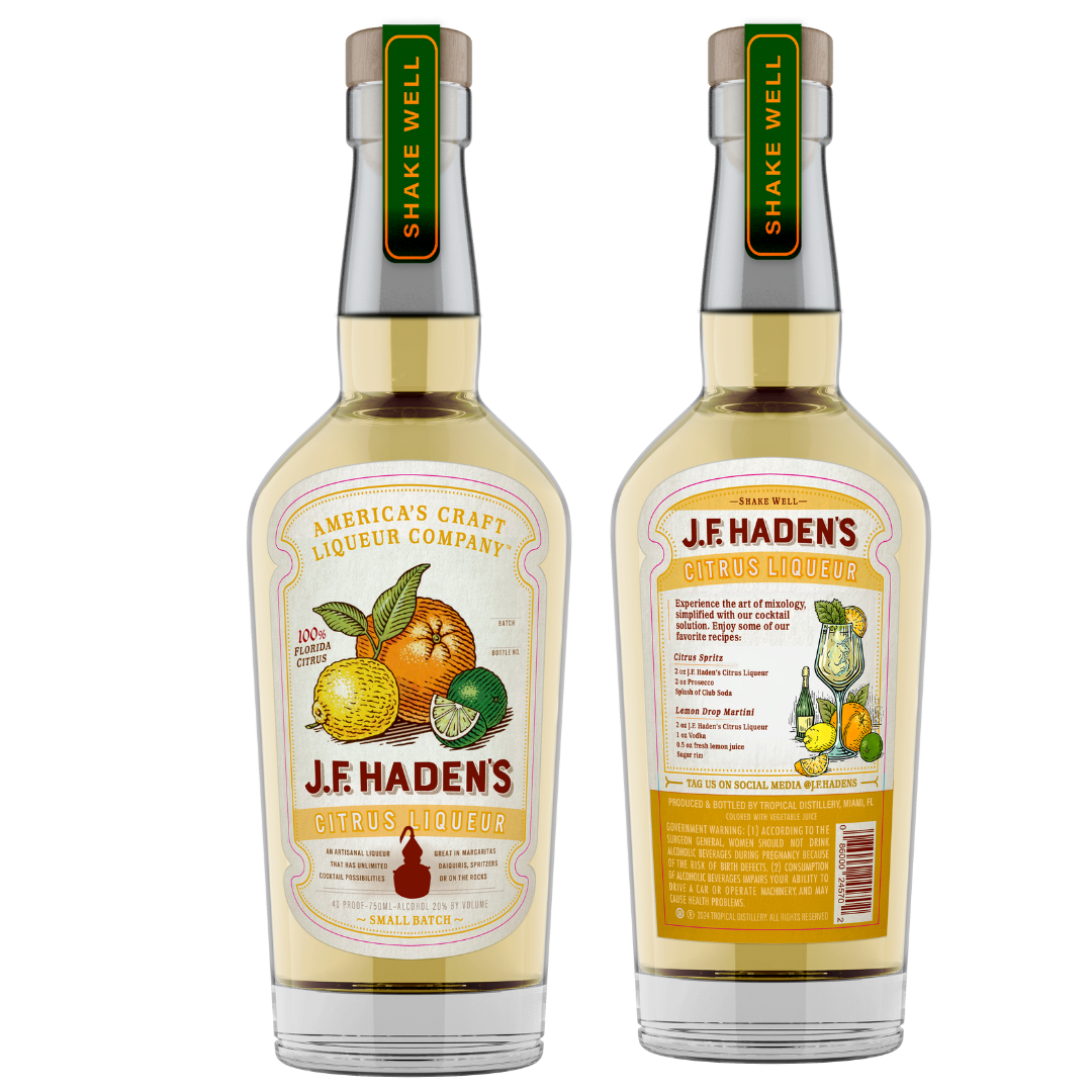 Citrus Liqueur - J.F. Haden's Vibrant Citrus Cocktail Spirit