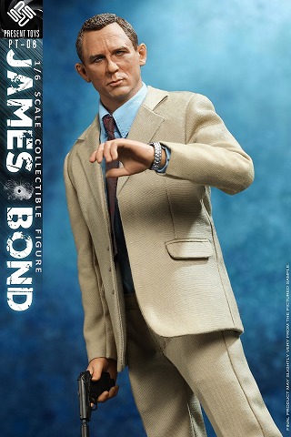 PRESENT TOYS 1/6 Agent 007 ボンド アクションフィギュア PT-SP08
