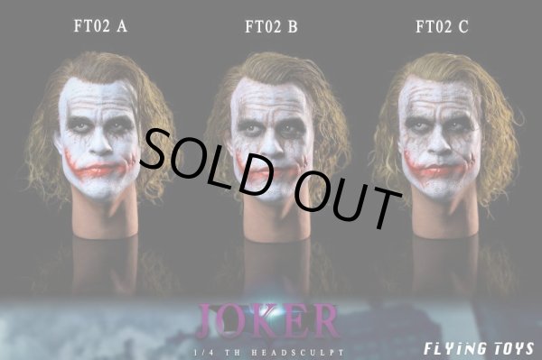 1/6 カスタム植毛ヘッド ダークナイト ジョーカー 審問2.0Ver. 1/6