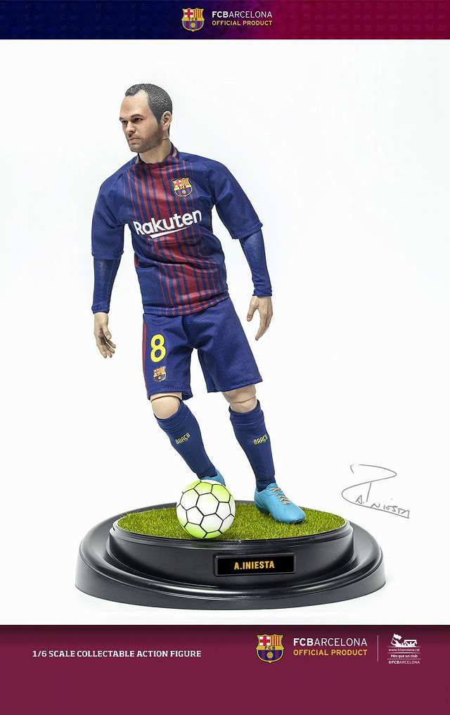 ZCWO 楽天 x FCバルセロナ 2017/18 - イニエスタ 1/6 アクション