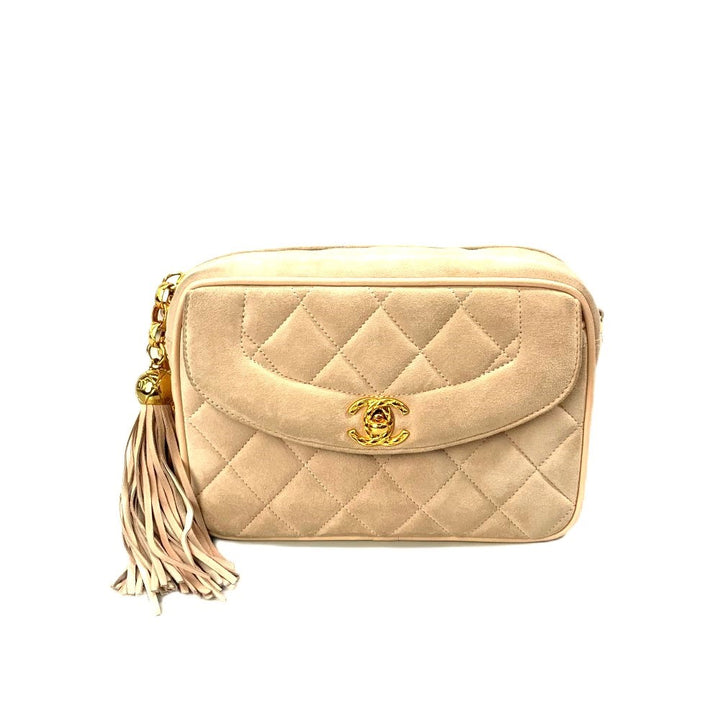 CHANEL(シャネル) マトラッセ チェーンショルダーバッグ スエード