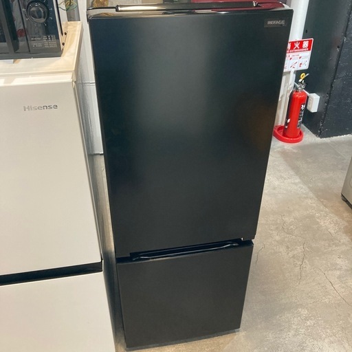 ヤマダオリジナル 2ドア冷凍冷蔵庫 2024年製 YRZ-F15LK 中古品販売