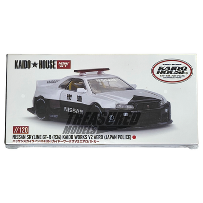 Kaido House Mini GT Nissan Skyline GT-R R34 Kaido Works V2 Aero