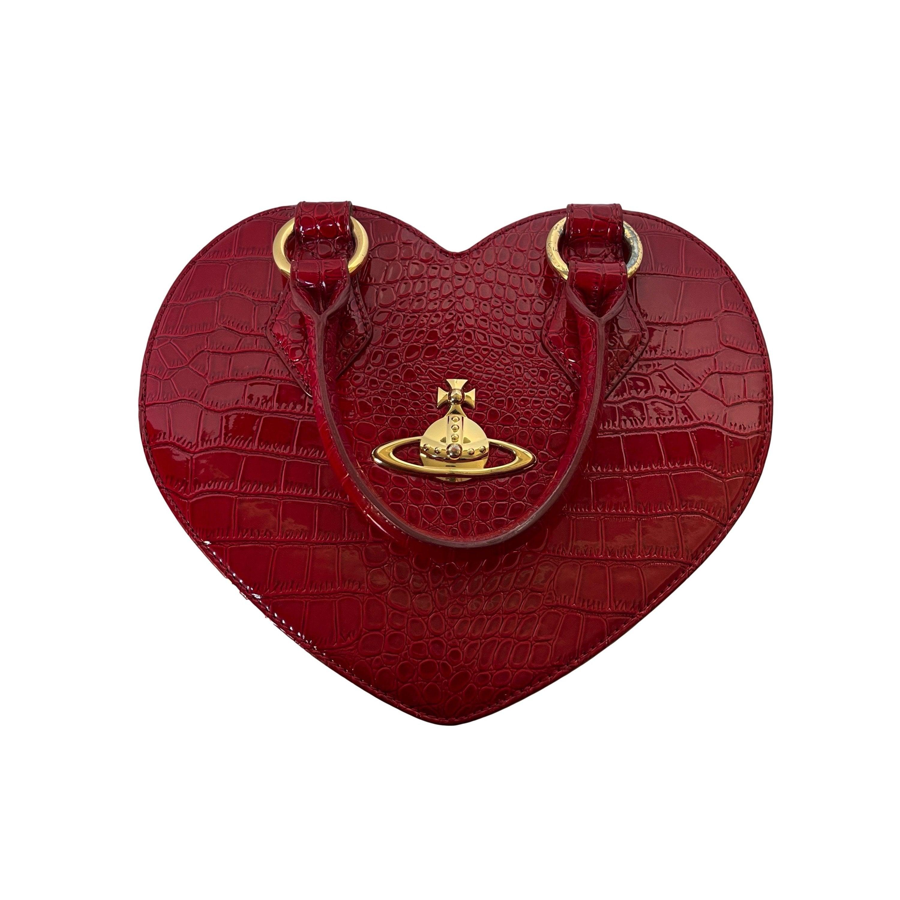 Treasures of NYC - Vivienne Westwood Red Croc Embossed Heart