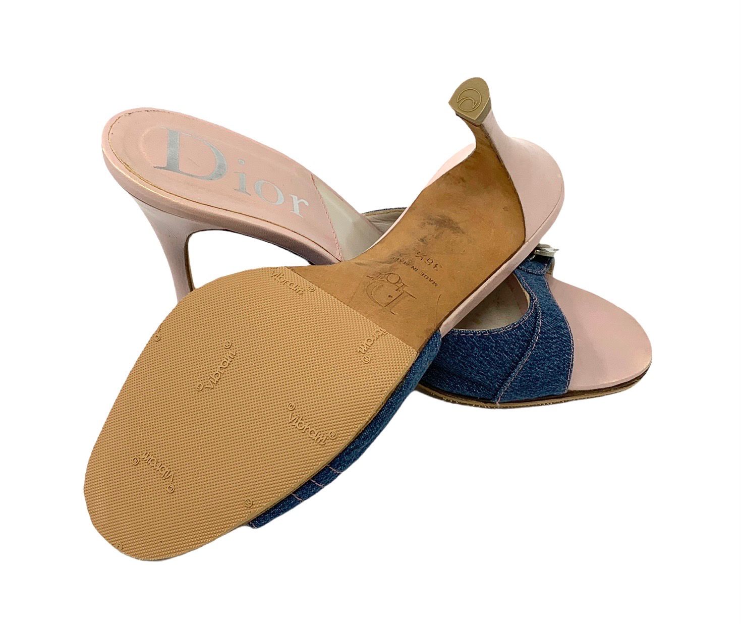 Dior Denim Key and Lock Heels – Treasures of NYC