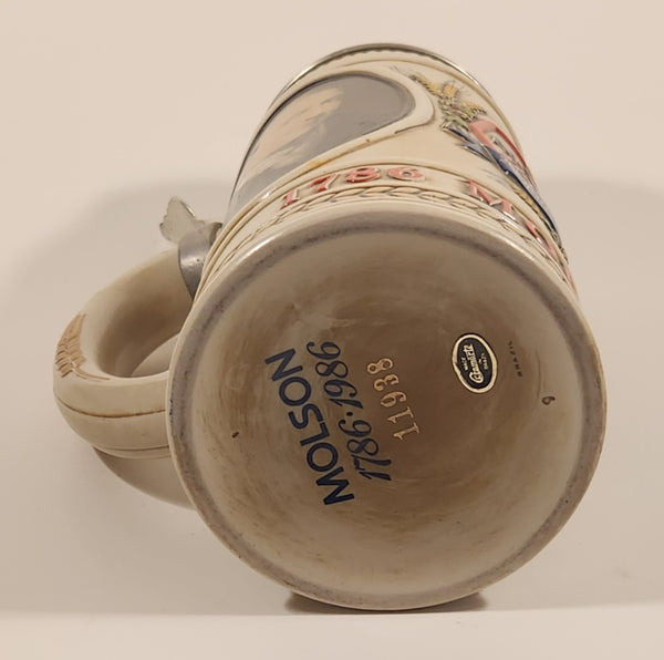 Ceramarte Brazil Molson 1786-1986 200 Years of Excellence Beer