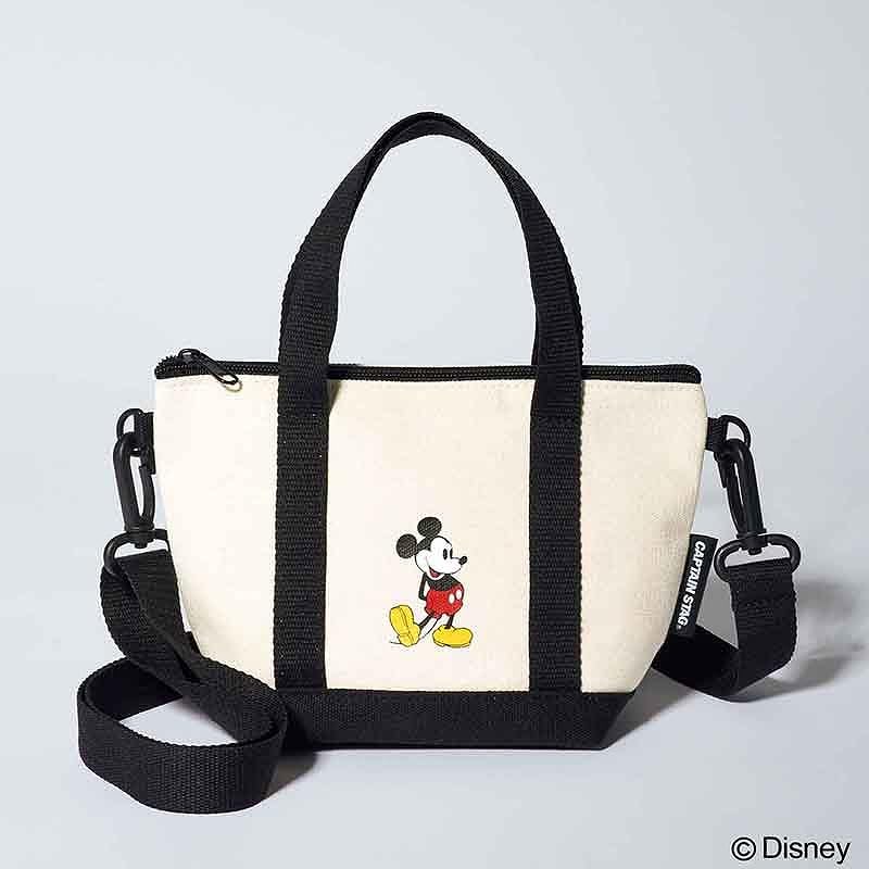 ミッキー×キャプテンスタッグ「トートバッグ型ミニポーチ」、GLOW 10月