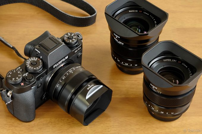 スナップ用のXFレンズが角型メタルフードに統一された | Tokuvin Travel