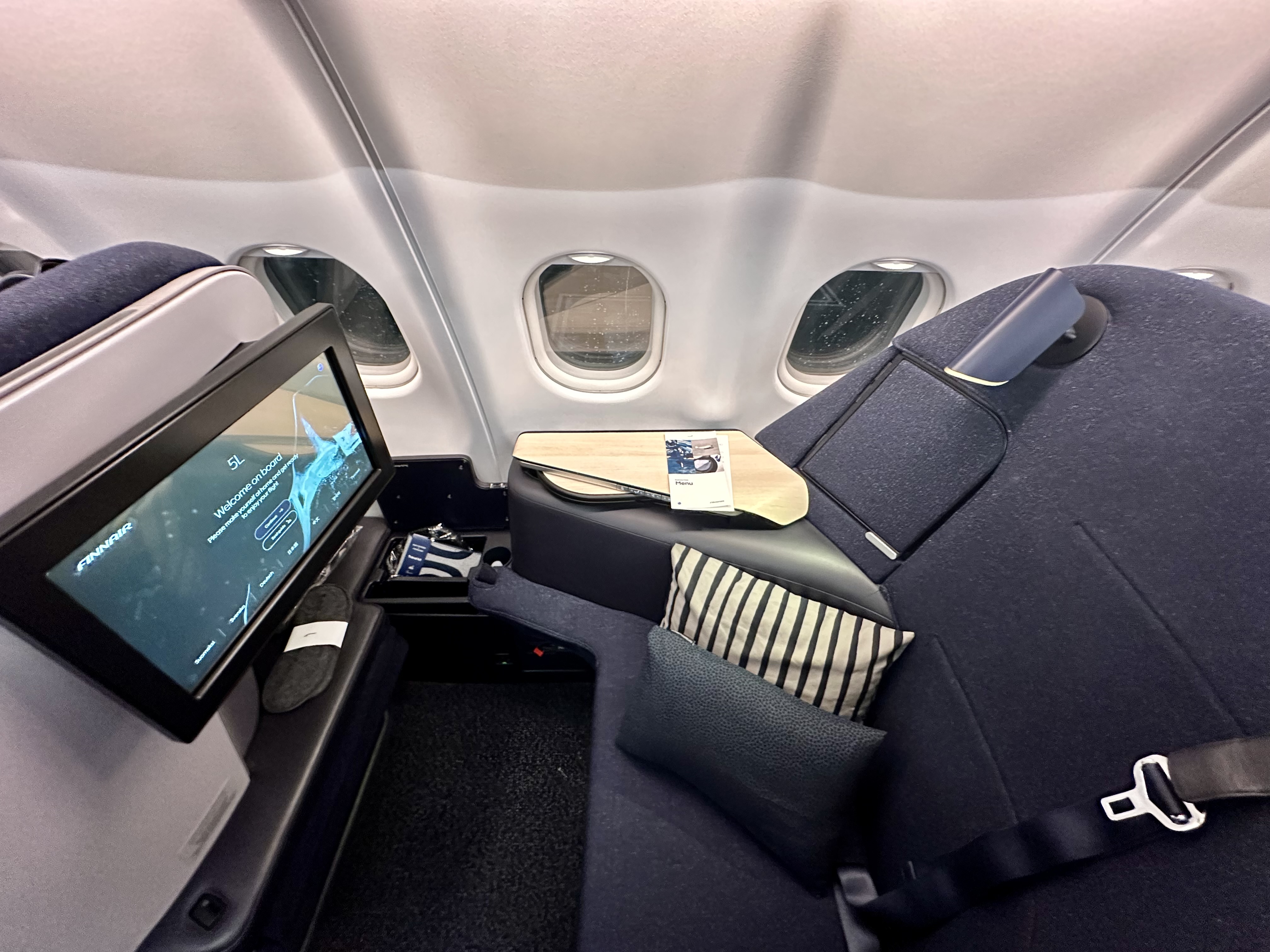 New Seat Review: Finnair A330 Business Class New York to Helsinki