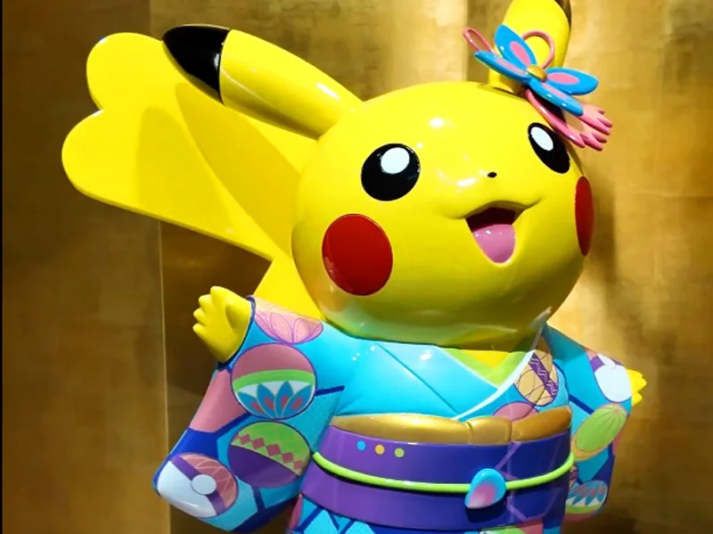 加賀着物のピカチュウ大量発生？！金沢ポケモンセンター限定＆必買