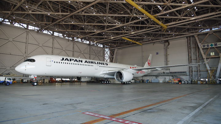 JALの国際線用新型機、エアバスA350-1000を公開 | Travel Online News