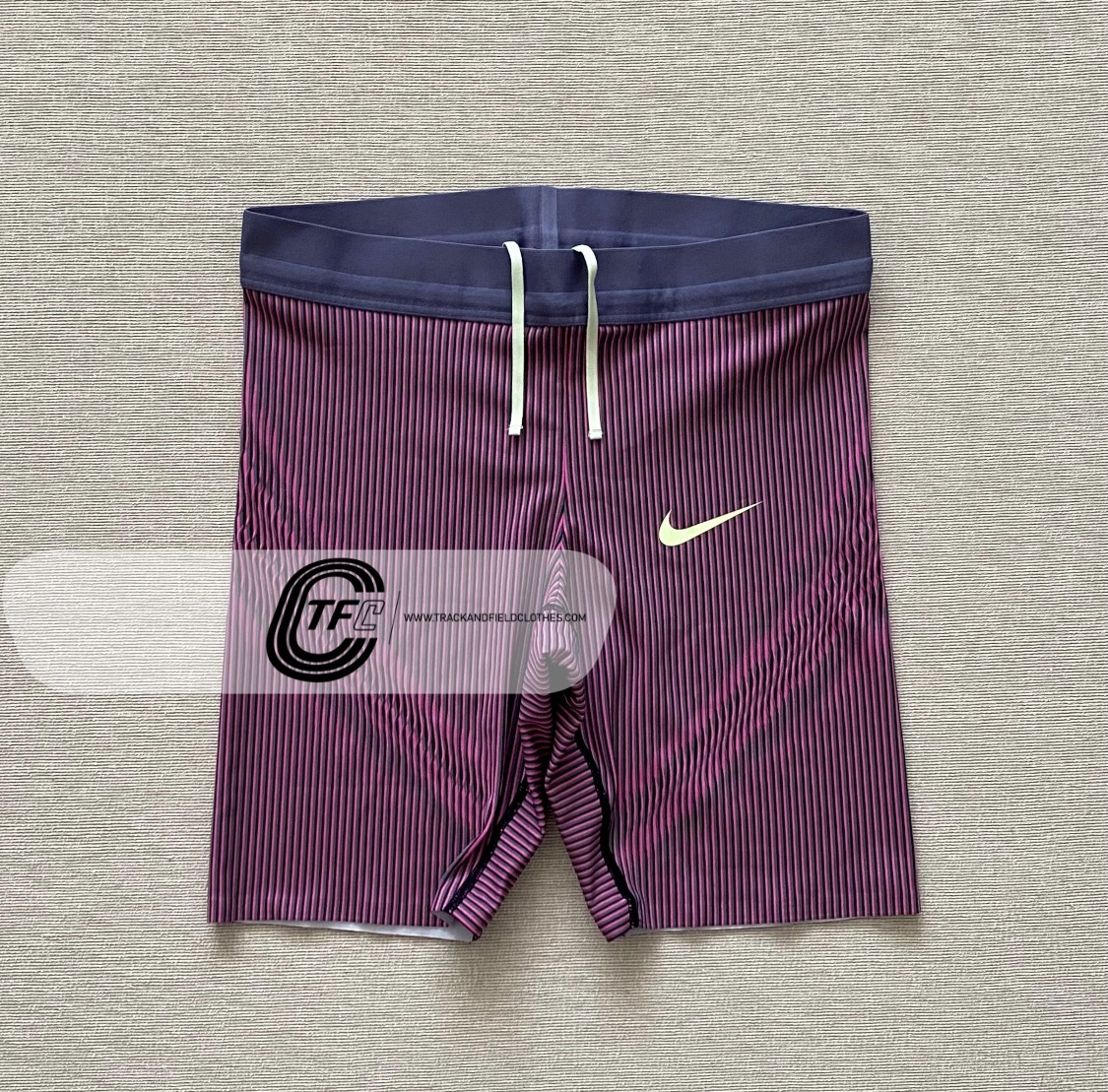 NIKE Pro elite ハーフタイツ Nike 陸上用パンツ 紫 S NIKE Pro elite