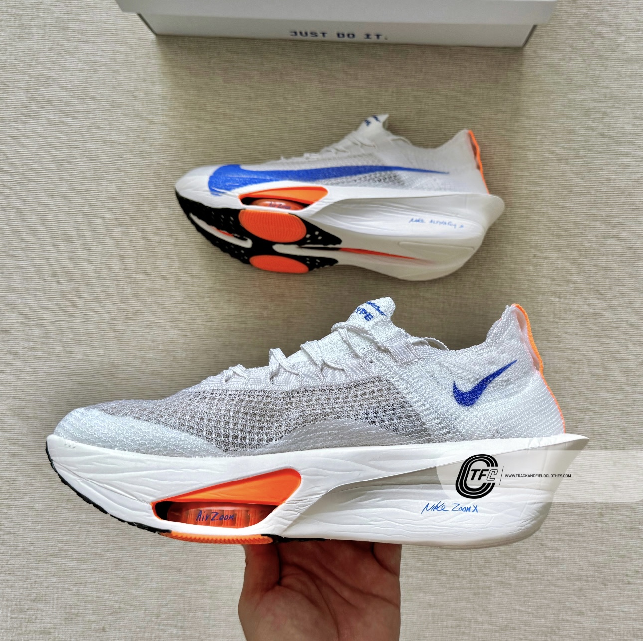 Nike Air ZoomX Alphafly 3 FP Blueprint - Men | Trackandfieldclothes