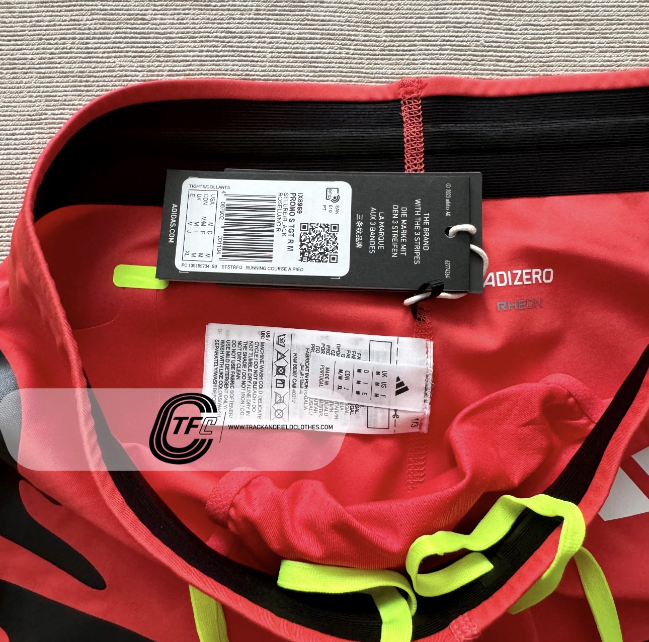 Adidas 2025 Pro Elite Team Rheon Half Tights | Trackandfieldclothes