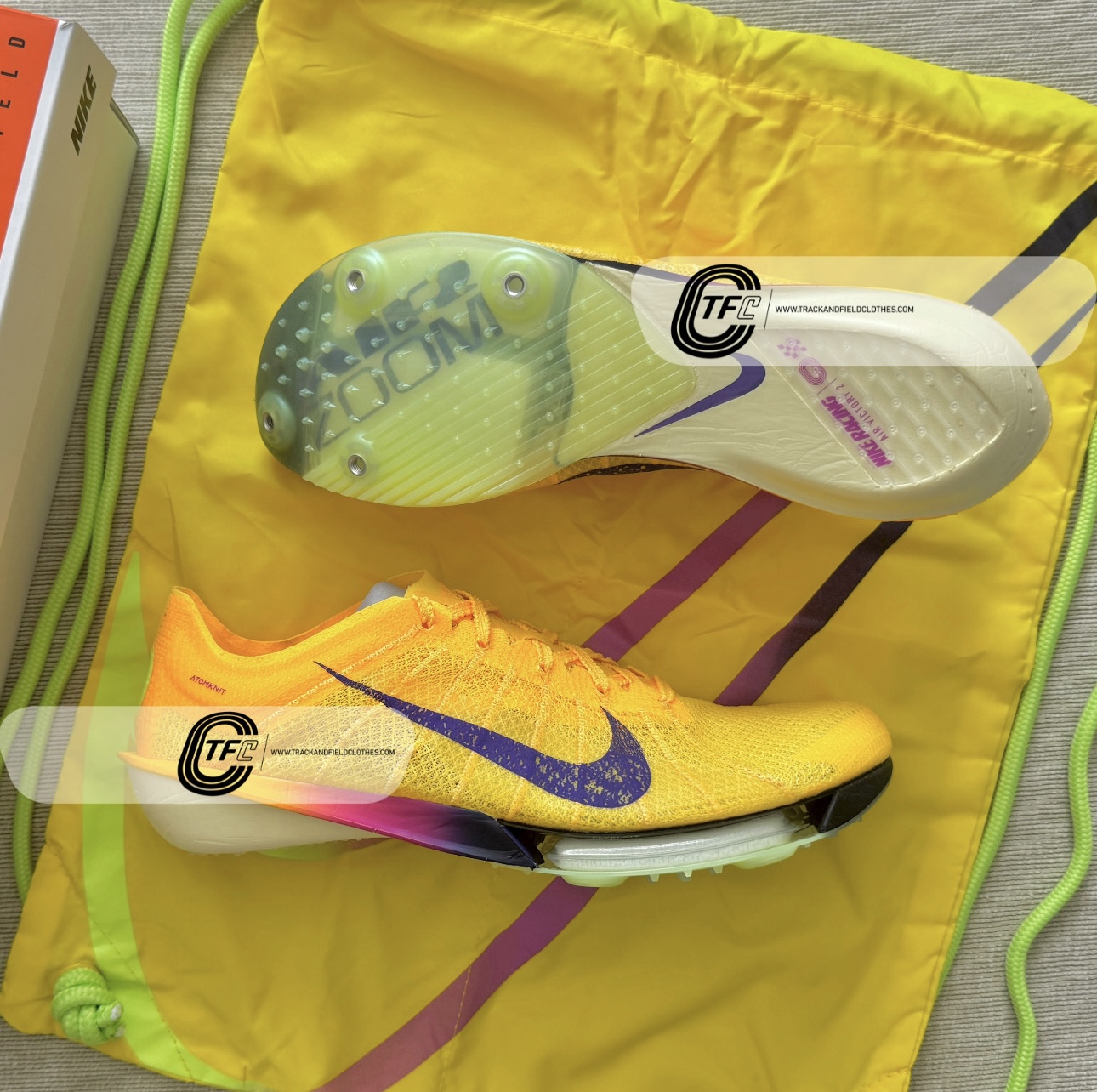 Nike AIR ZOOM VICTORY2 スパイク パープル 26.5センチ AIR+ZOOM+