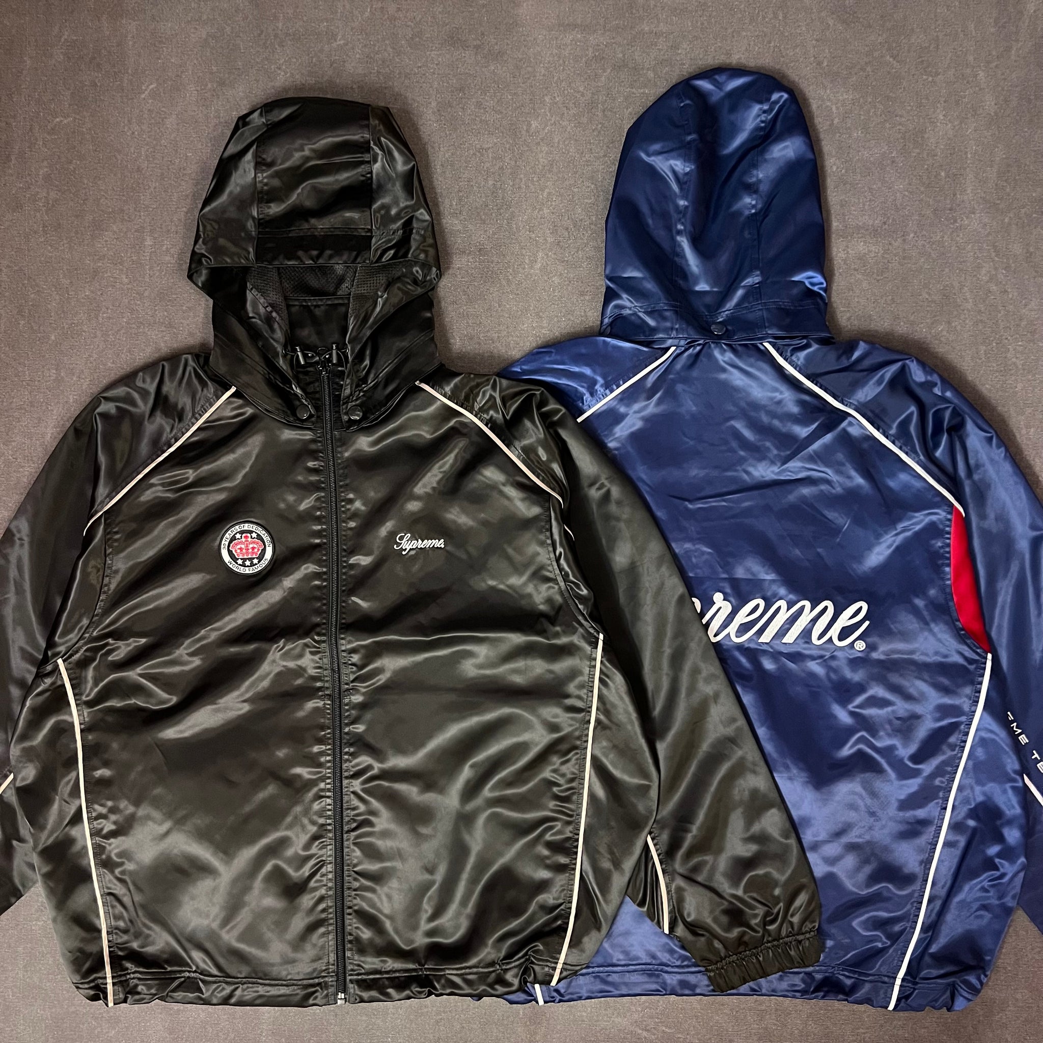 SUPREME SATIN HOODED TRACK JACKET – Trade Point_HK