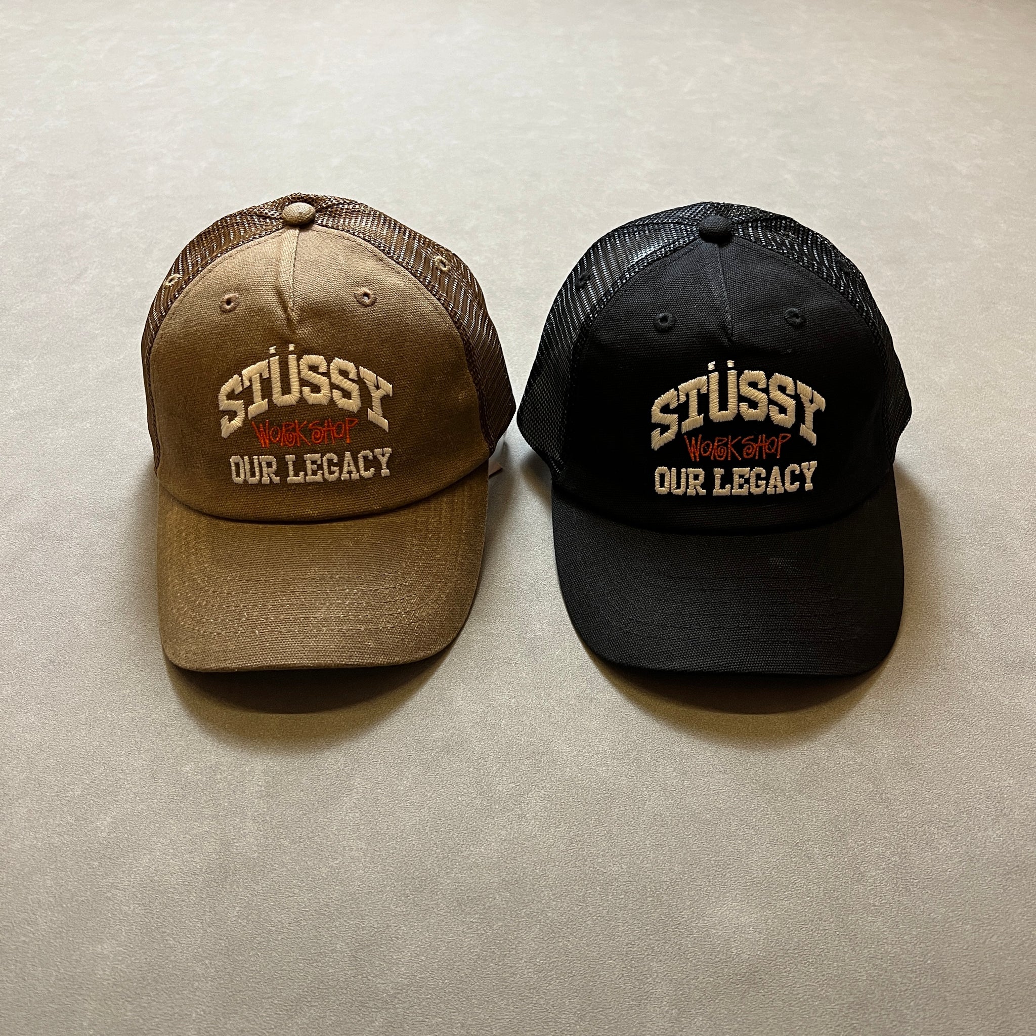 STUSSY OUR LEGACY WORK SHOP LOW PROFILE TRUCKER CAP – Trade Point_HK