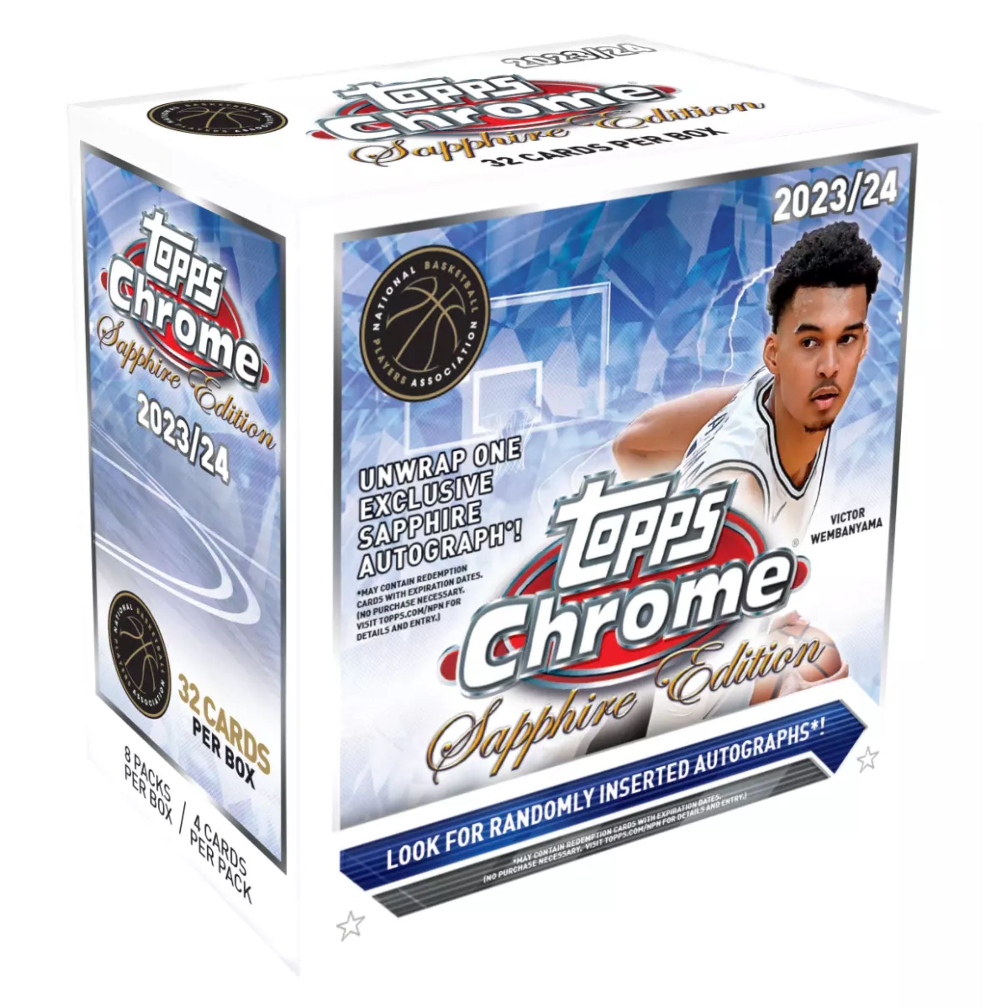 2023/24 Topps Chrome Sapphire Edition Basketball Box – Trading