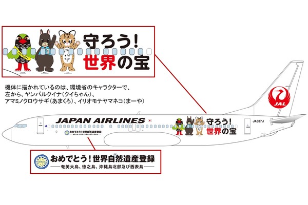 スペマ3兄弟！JALグループ 同デザインの特別塗装機3機誕生へ 世界自然
