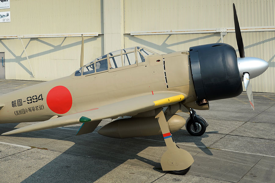 飛行すれば世界で唯一「零戦32型」アメリカで公開！ ポイントは角張っ