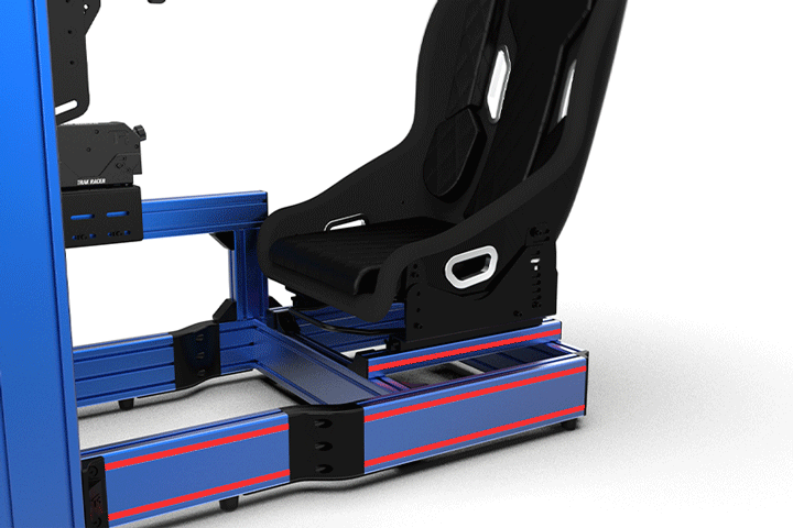 Formula/GT Hybrid Racing Simulator Seat — Alpine F1 Engineered Design