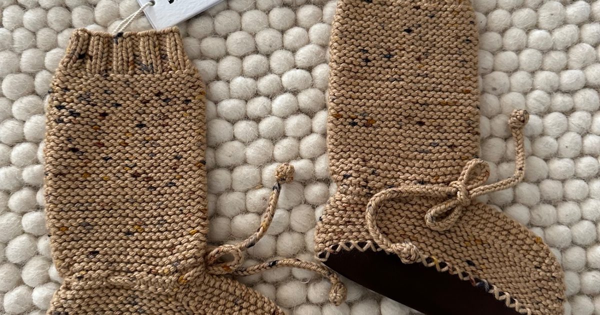 Misha & Puff Tall day hike booties camel confetti… | Noihsaf Bazaar