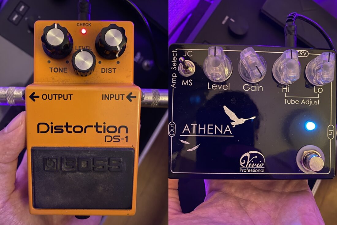ディストーション弾き比べ】話題の「Vivie ATHENA」と定番「BOSS DS-1