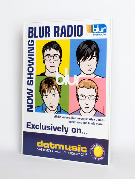 ◭☽＿Blur The Best Of Promotion Poster 2000 / Julian Opie