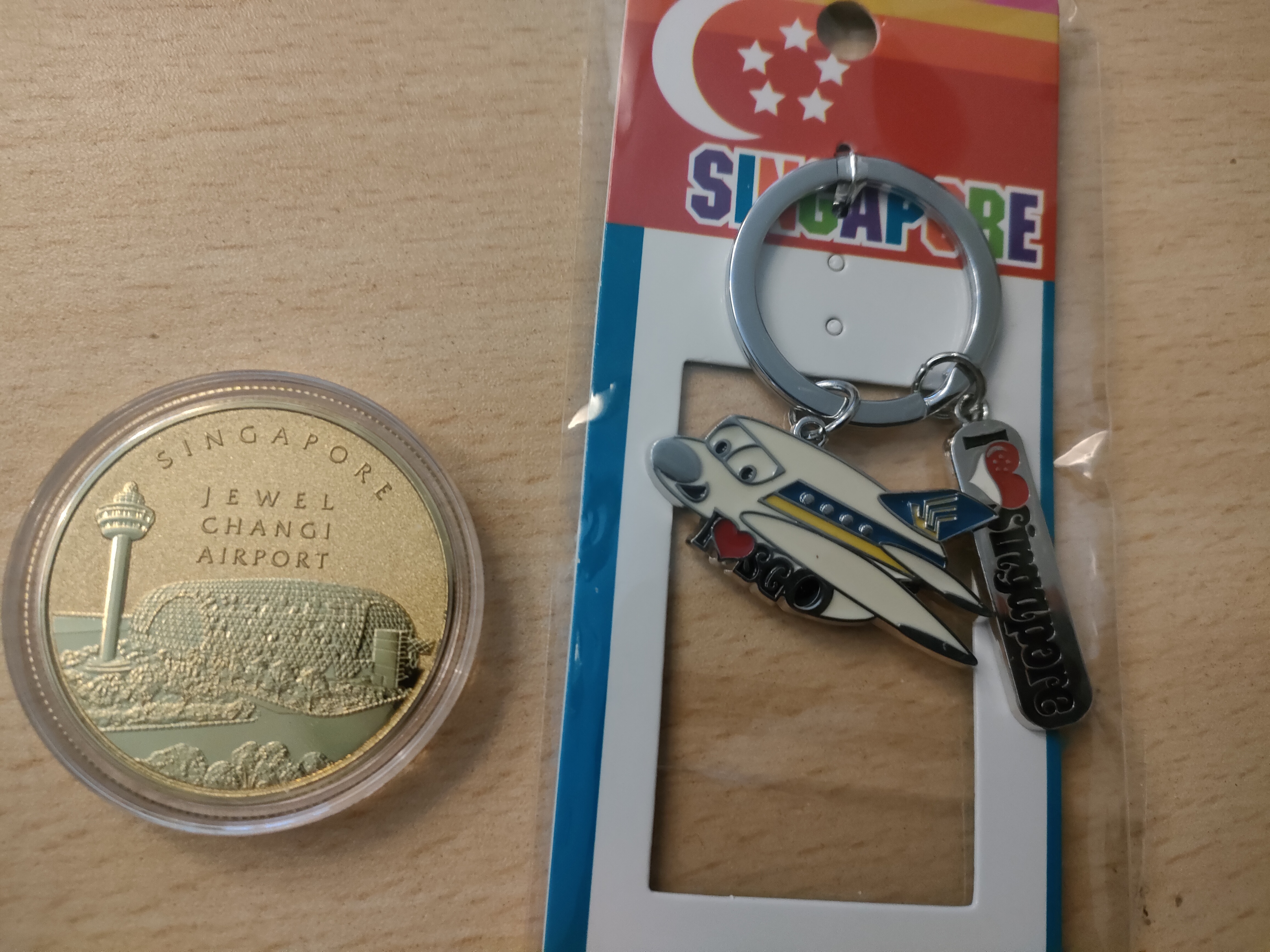 Airtropolisキーホルダー・シンガポールチャンギ国際空港 Airtropolis