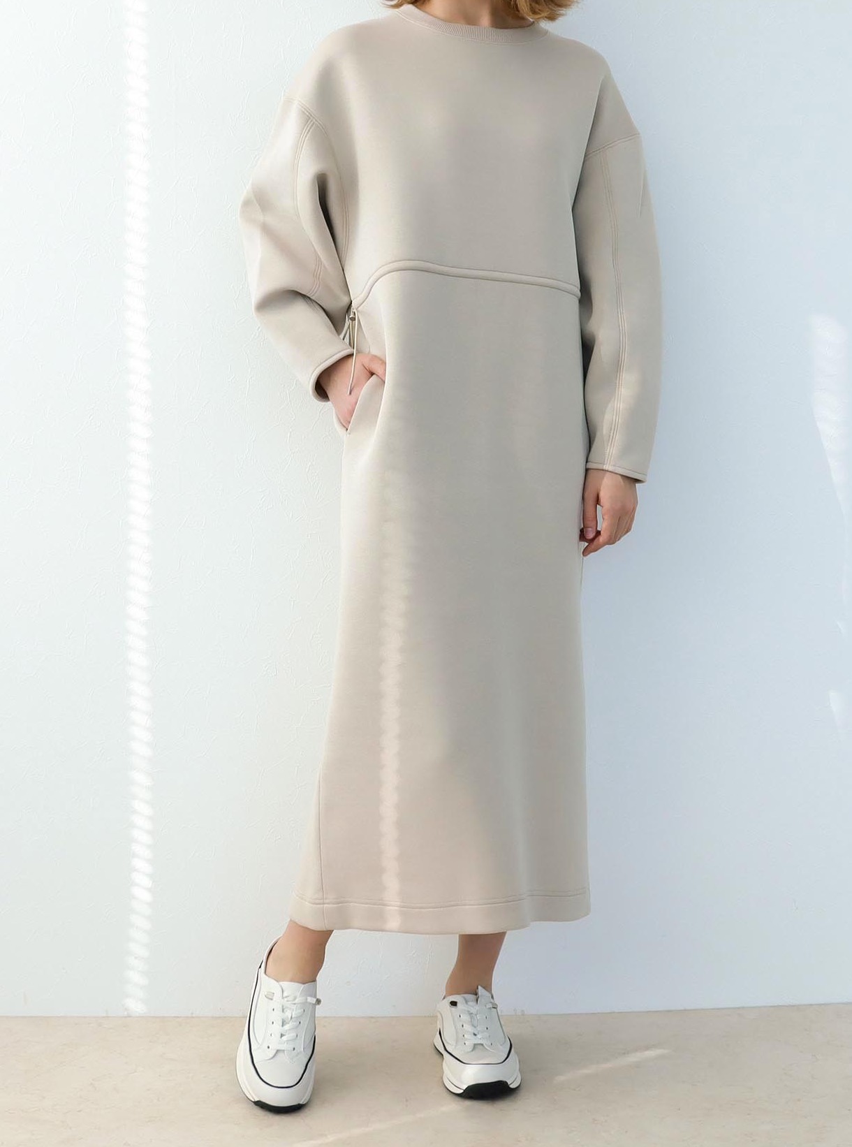 ボンディングストレートワンピース｜スリーフォータイム｜ショップ