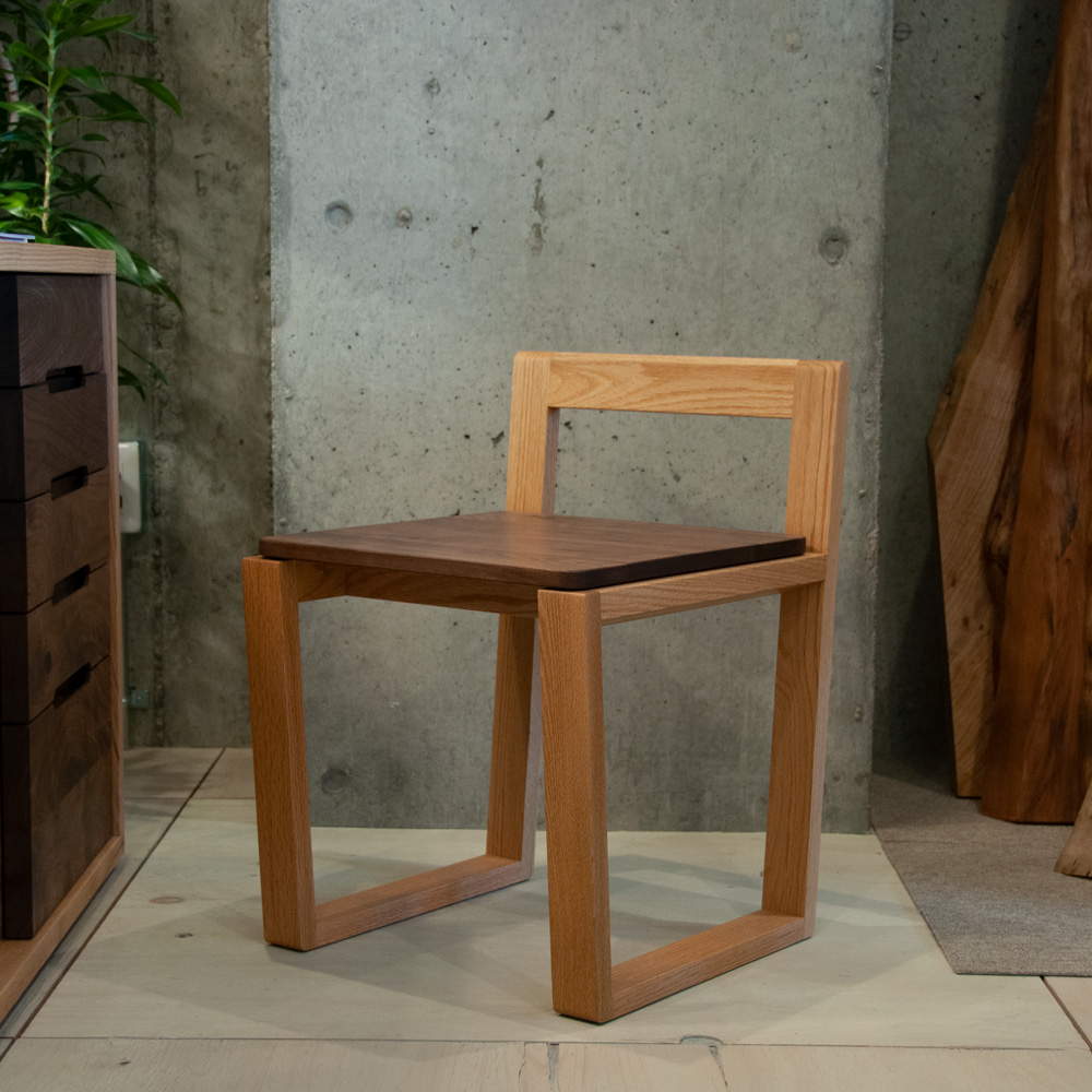 M-chair／kitoki/若葉家具/ウォールナット材/オーク材/チェア