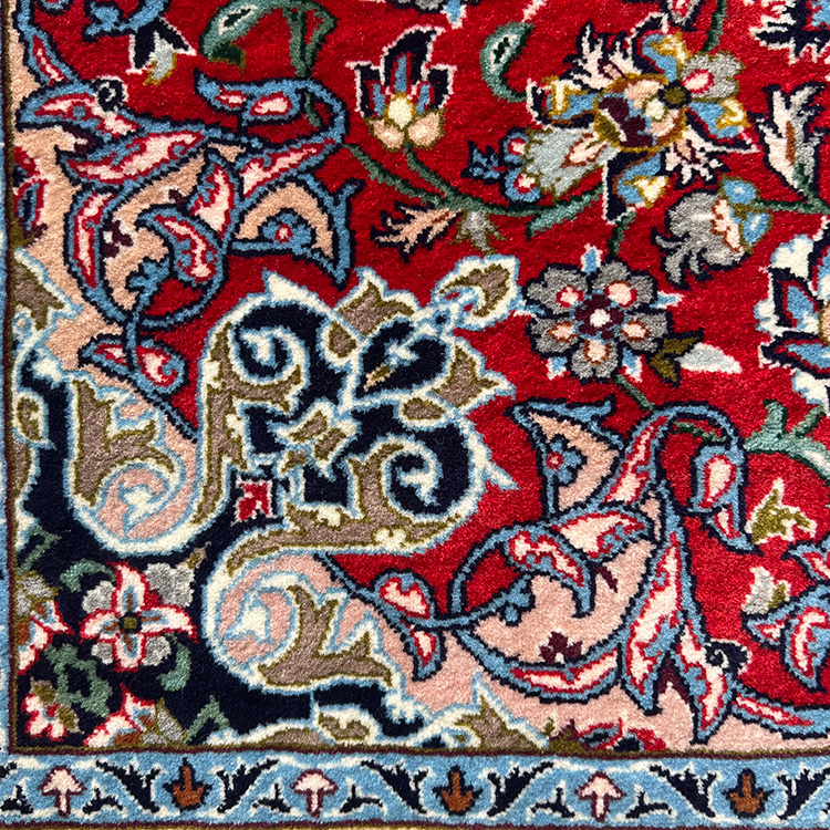 イスファハン産・ペルシャ絨毯 No.197319 Size:106×72│大阪・豊中市