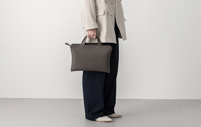 マチなしブリーフB5｜AL114｜革・レザーバッグのTRION(トライオン)公式