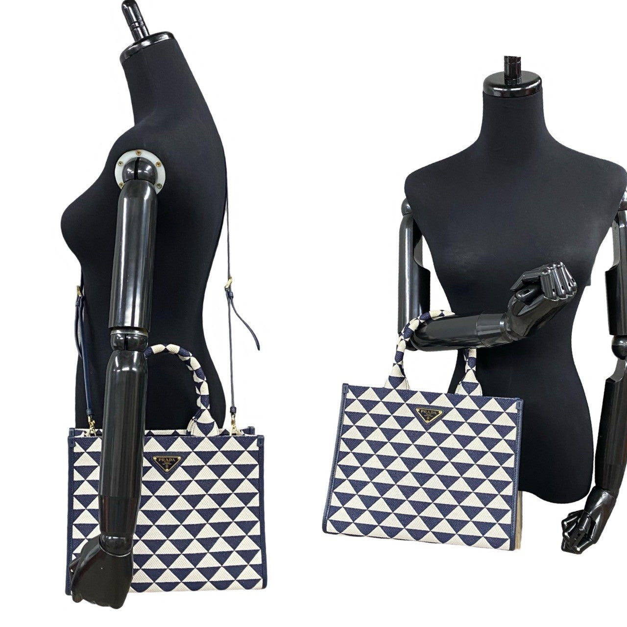 PRADA シンボル エンブロイダリー ファブリック スモール – Trip