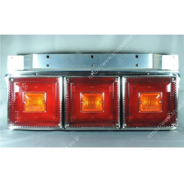 JB 角テールランプ (新レンズ) 大型 ウインカーリレー付き 24V用