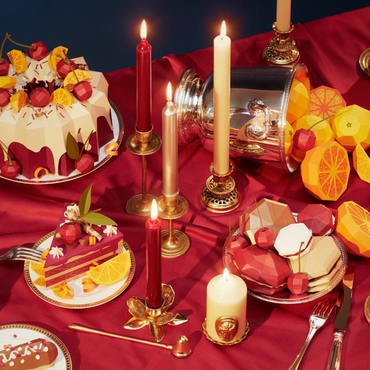 Bright red Madeleine | TRUDON