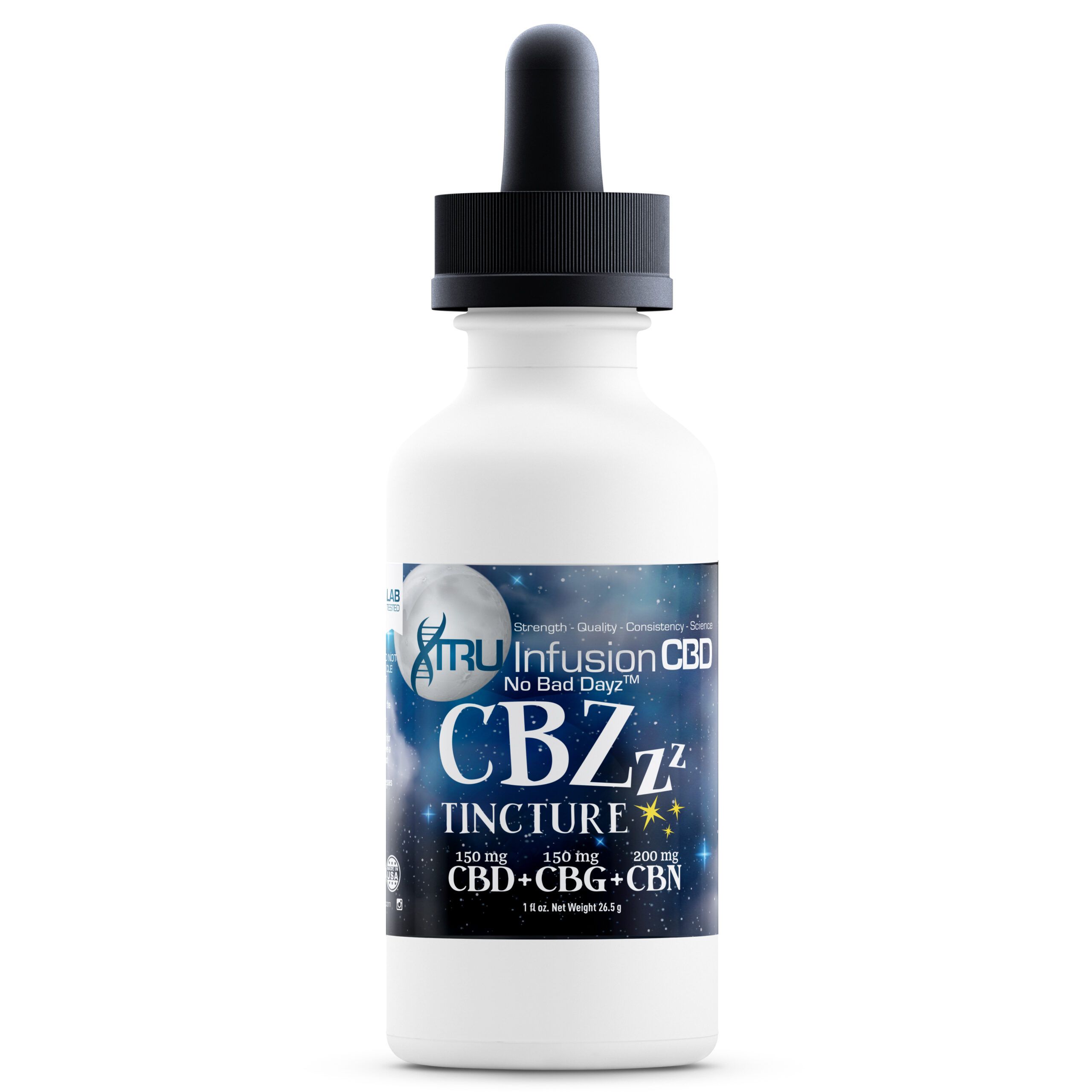 CBZzz Tincture 500mg - Tru Infusion CBD