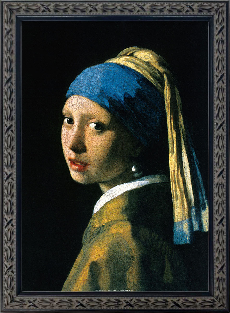 トライエックス / 真珠の耳飾りの少女/フェルメール ブラックフレーム