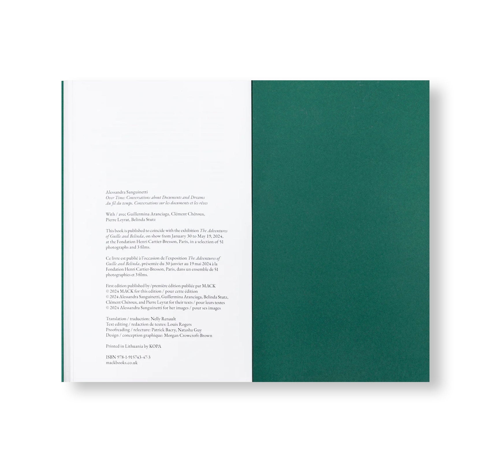 OVER TIME: CONVERSATIONS ABOUT DOCUMENTS AND DREAMS by Alessandra