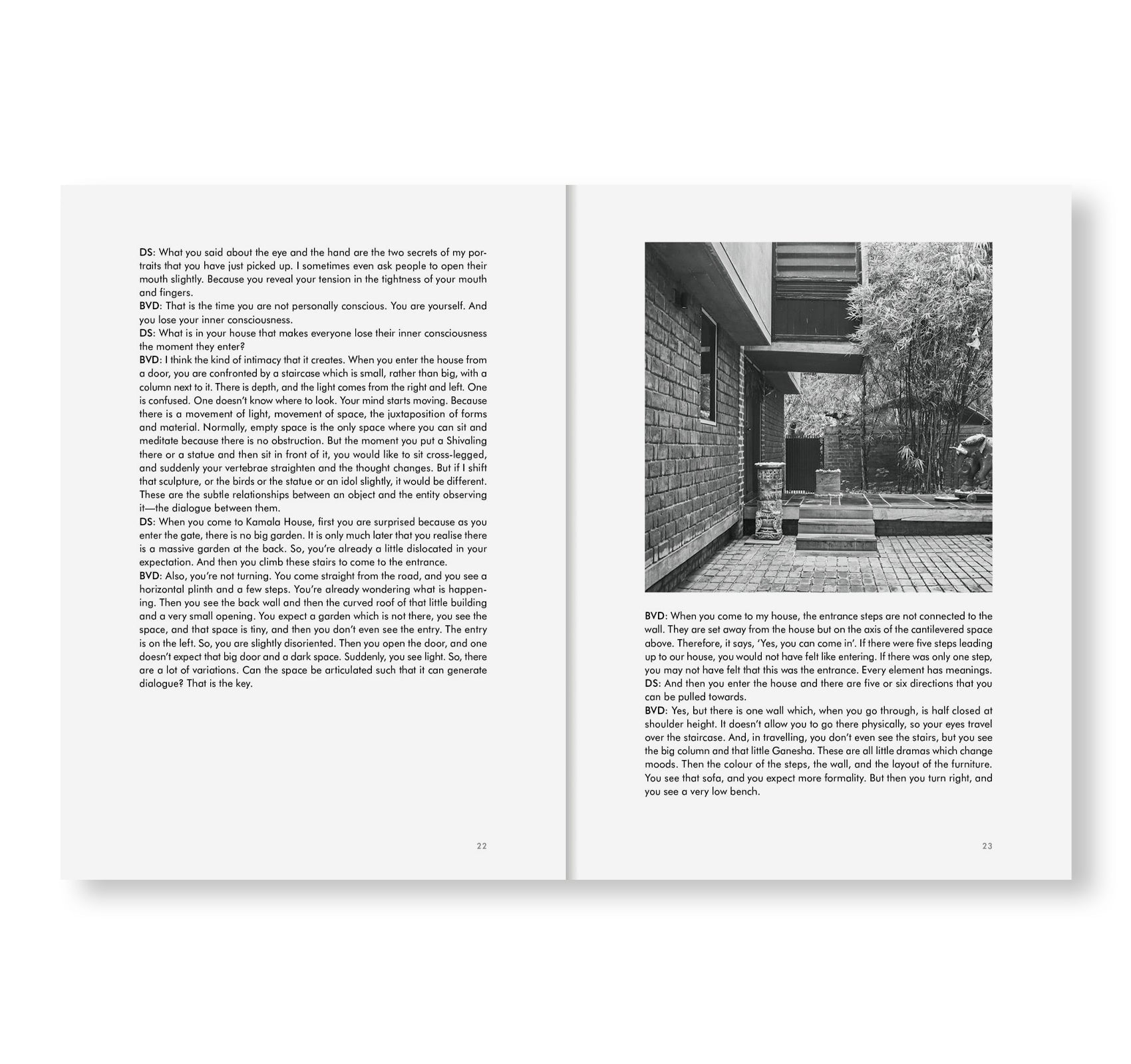 PORTRAIT OF A HOUSE: CONVERSATIONS WITH BV DOSHI by Dayanita Singh